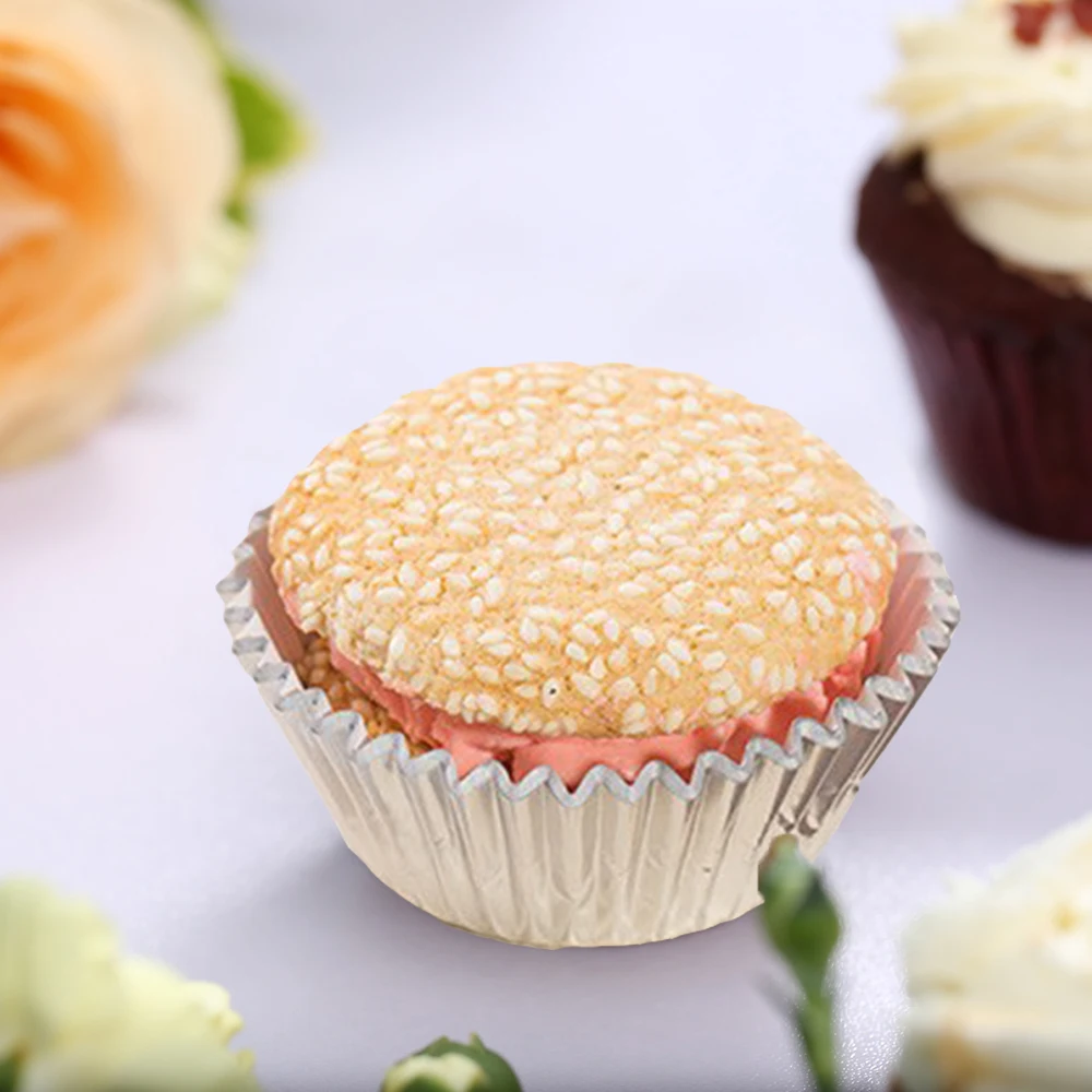 

Cake Cup Moulds Thick Aluminum Paper Cup PVC Cake Paper Baking Paper Cup