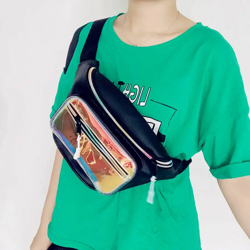 

New Unisex Waist Bag Travel Bag Outdoor Elastic Sports Running Pocket Leather Shoulder Bag Large Messenger Crossbody Bag