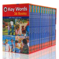 36 booksset ladybird key words with peter and jane english picture reading children early education textbook magic phonics book