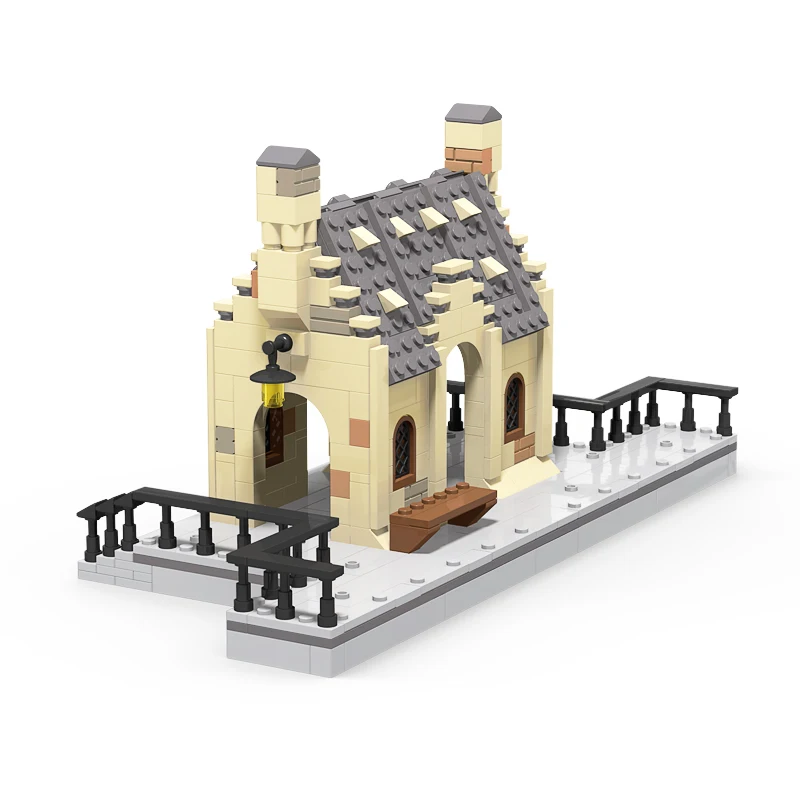 

Building Blocks C6092 Hogsmeaded Station Train Europe View Model DIY Bricks Best surprise Idea for Kid Gifts Kits Toys