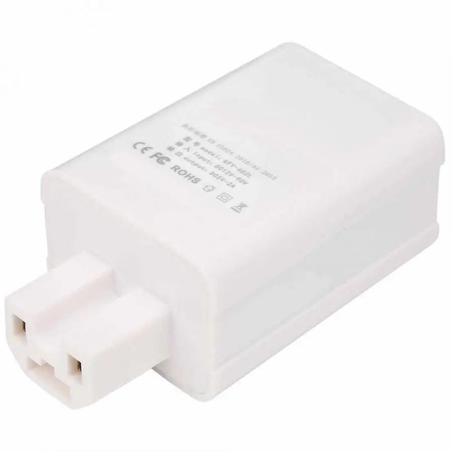 Electric Mobile Phone Charger Adapter 2.1A Digital Display Three-Port USB Bicycle Power Socket | Спорт и развлечения