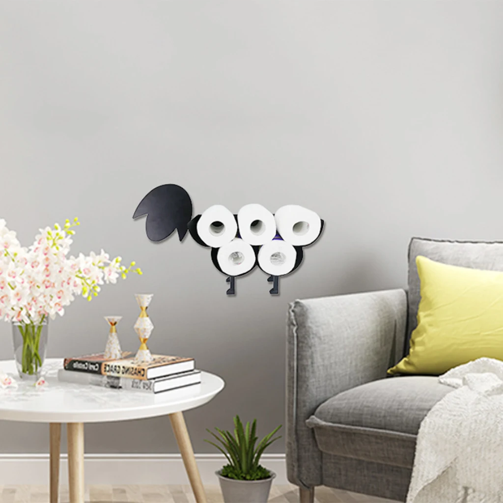 Держатель для туалетной бумаги в форме овцы коробка хранения салфеток ванной