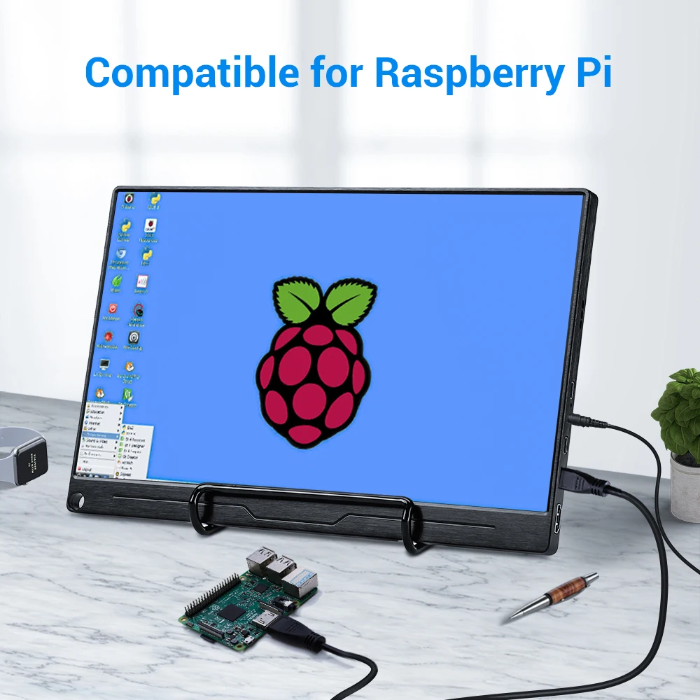 13 3 &quotпортативный монитор FHD 3840x2160 4K ips type C ЖК с HDMI входом встроенный динамик