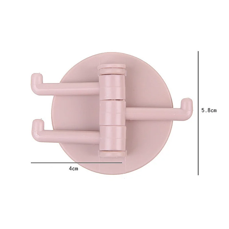 

Strong Bearing Stick Hook Rotatable Seamless Adhesive Hook Kitchen Wall Hanger Bathroom Kitchen supplies Hooks Dropshipping