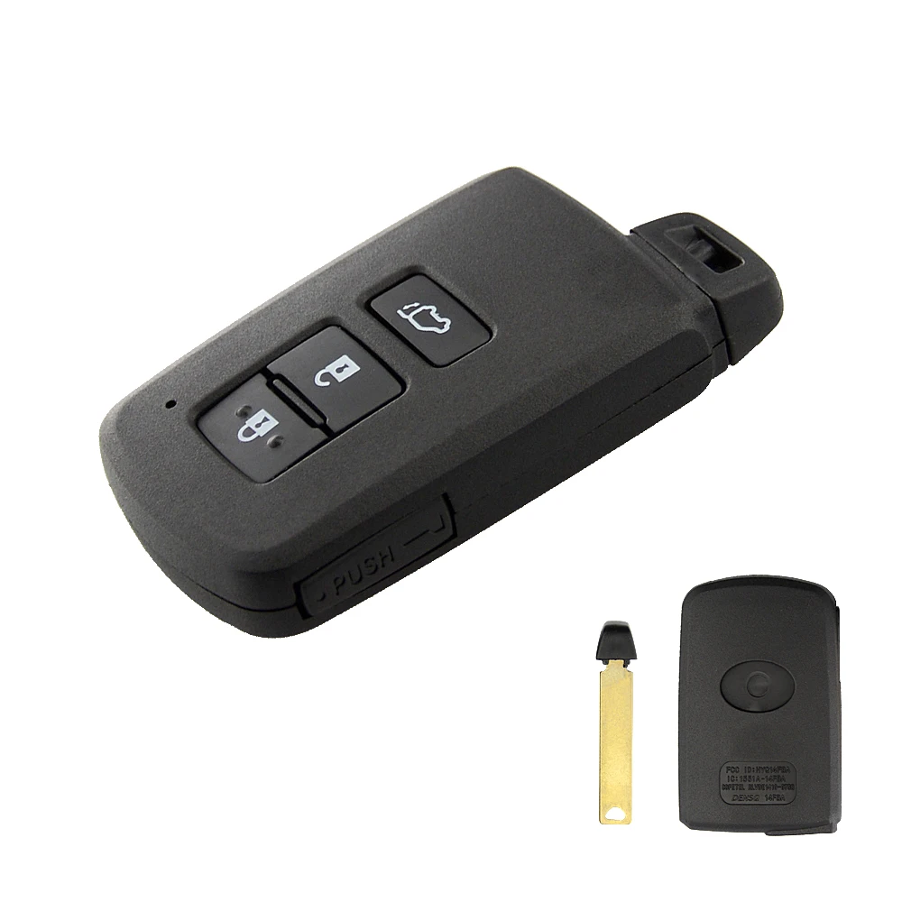 OkeyTech для Toyota Sienna 2011 2015 оболочка автомобильного ключа с 3/4 кнопками брелок Yaris Avensis