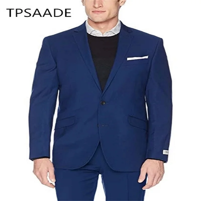 

Приталенный Классический мужской костюм премиум-класса, мужской костюм на одной пуговице, Свадебный костюм, платье для жениха, костюм для л...