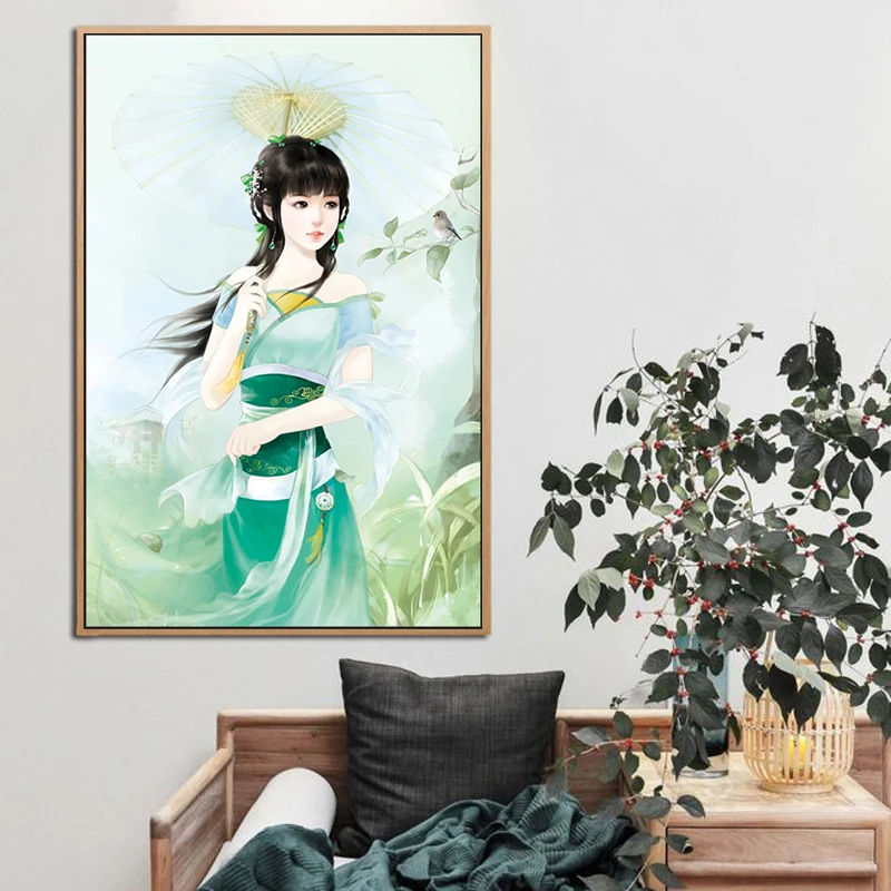 Diy Цифровая живопись женская фигура классическая женщина достойная атмосфера