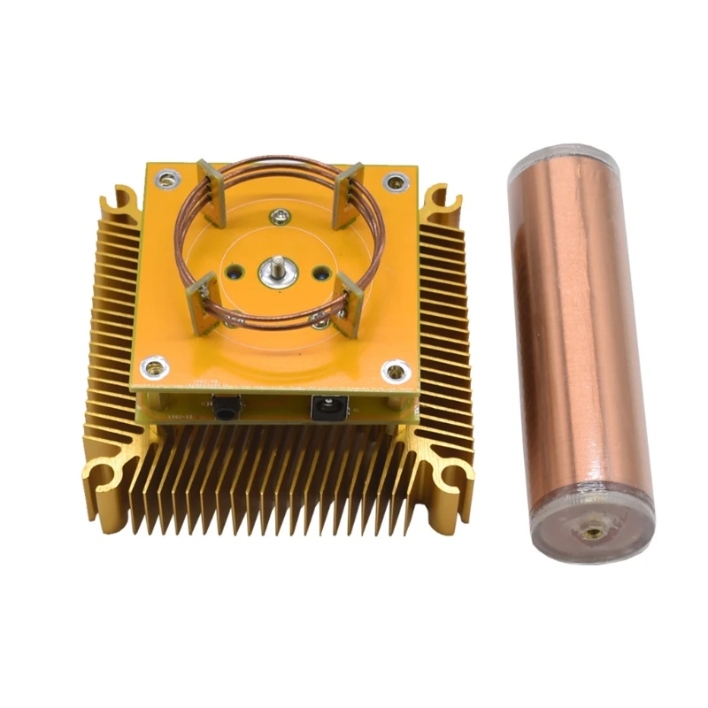 

Tesla Coil Set Mini Music Plasma Horn Speaker DIY Electronic Component Parts Acrylic Base Shell DIY Kits