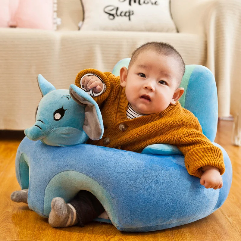 Siege De Soutien Bebe En Peluche Doux Bebe Canape Bebe Apprendre A S Asseoir Chaise Garder Assis Posture Confortable Pour 4 12 Mois Bebe