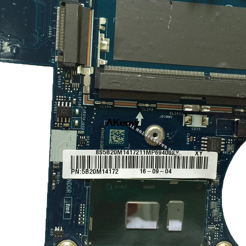 

710-15 motherboard For Lenovo Yoga 710-15ISK 710-15IKB BIUY2_Y3 LA-D471P laptop motherboard I5-7200U GT940M 2G 100% Test OK