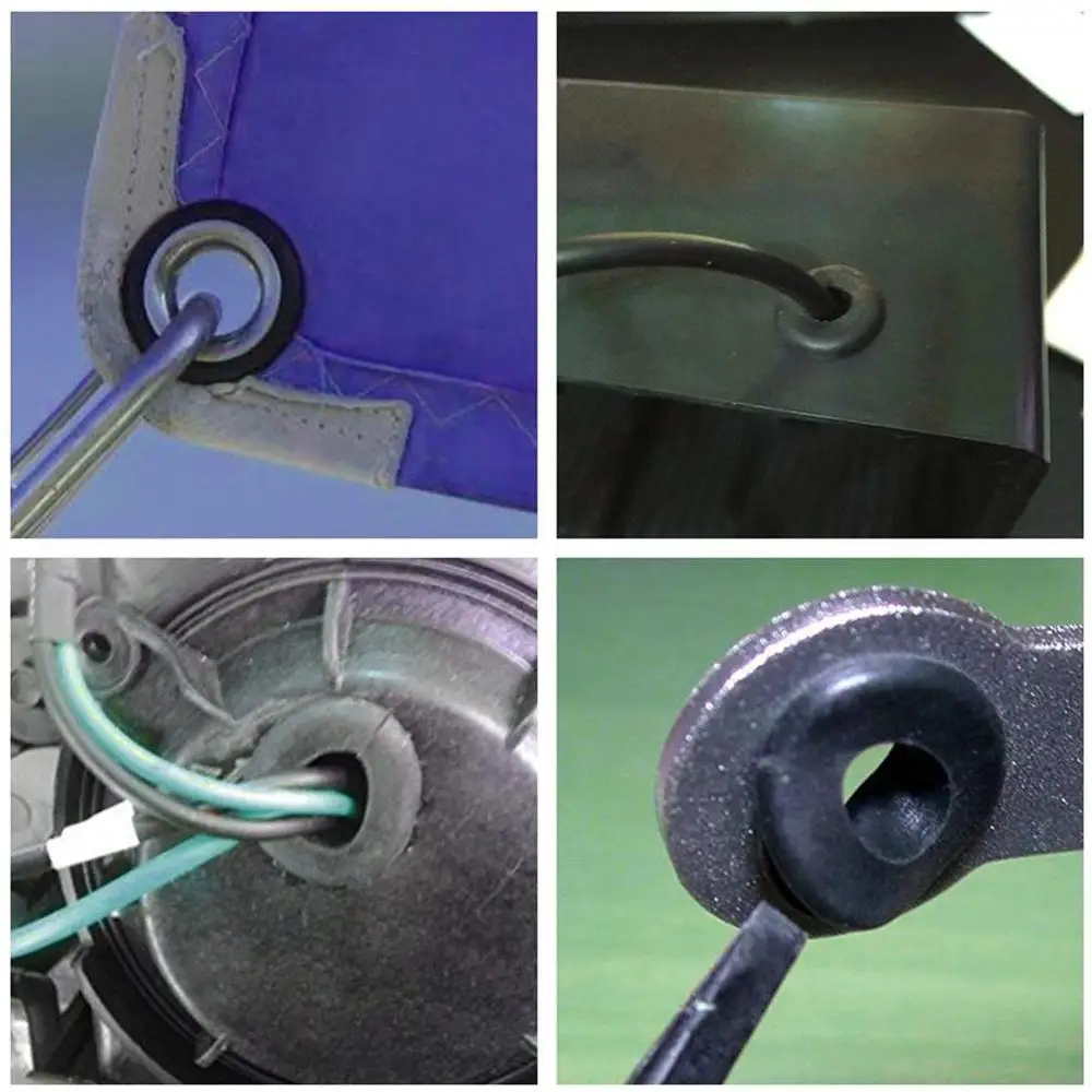 

180pc Rubber Grommet Assortment Kit - 1/4", 5/16", 3/8", 7/16", 1/2", 5/8", 7/8", 1"