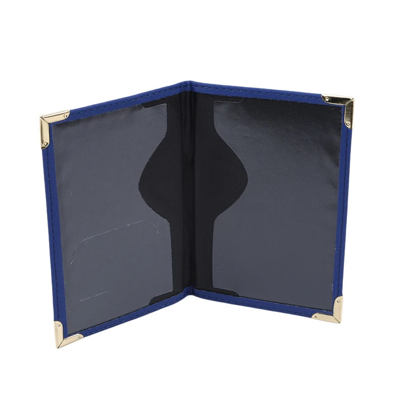 

United Kingdom Passport Cover Soft Pu leather Metal Corner Passport Holder Travel Credit Card ID Document Passport