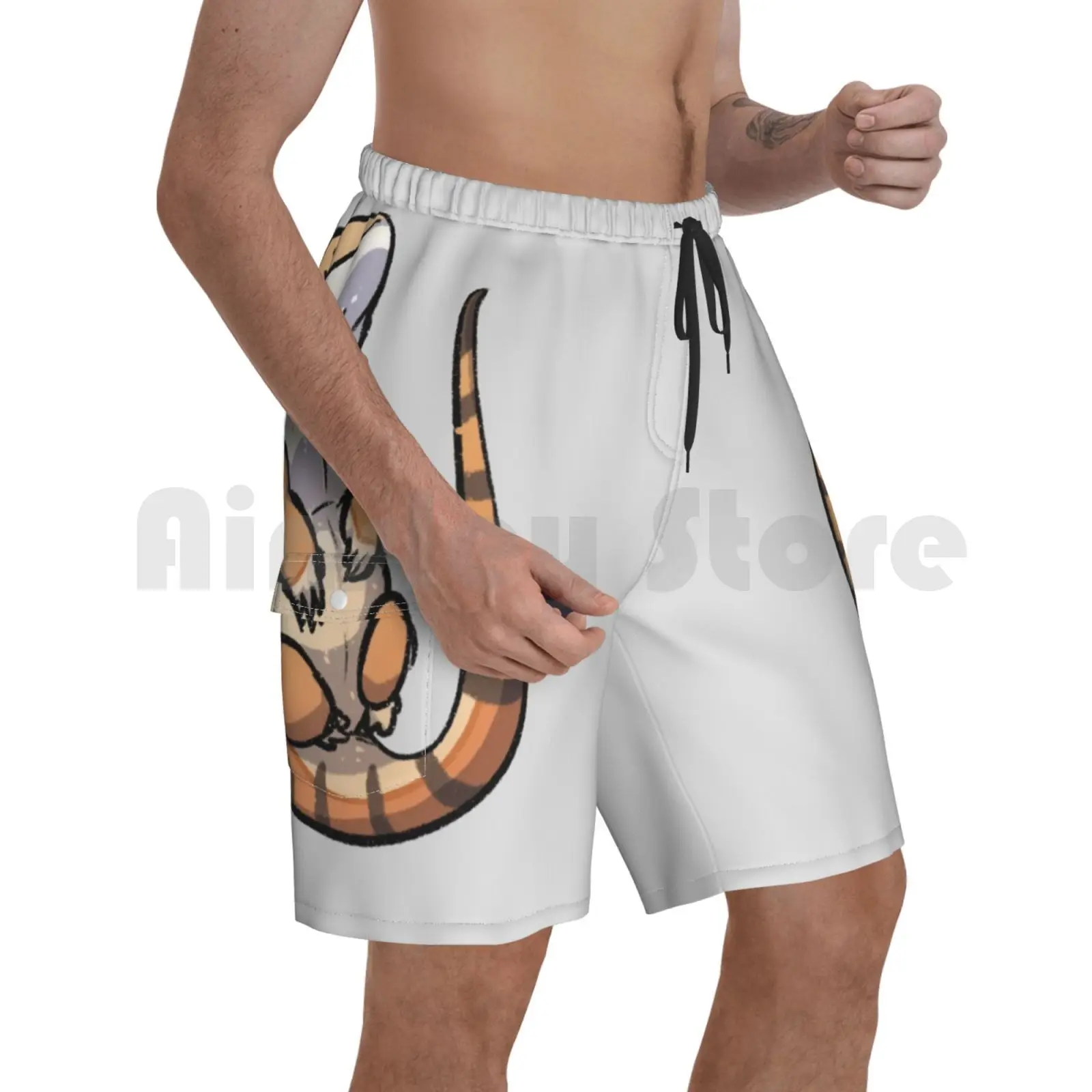 Пляжные шорты Chonk с медвежьим драконом медведем пухлые милые мягкие шорты|Плавки