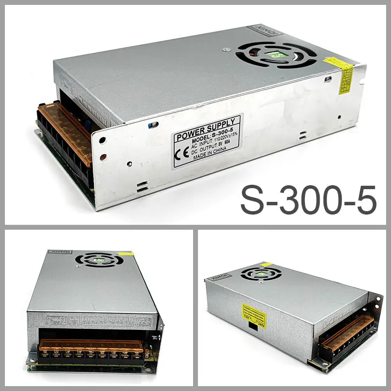 S 300 5 5v 50a 300W DC импульсный источник питания Регулируемый питания|Импульсный