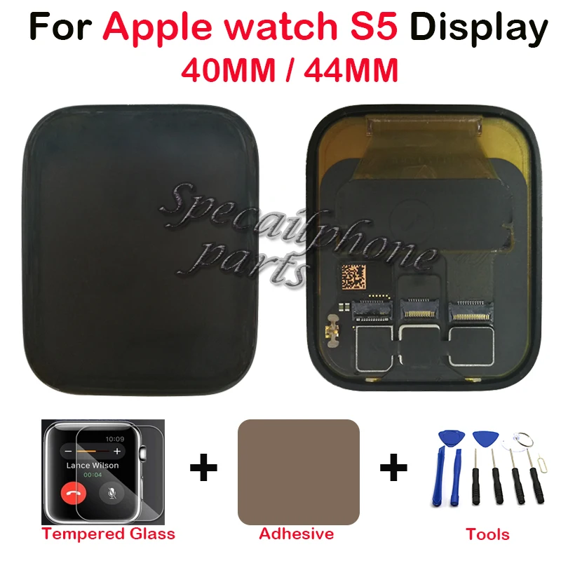 ЖК дисплей для Apple Watch S5 сменный сенсорный экран A2157 A2156 A2095 A2094 40 мм 44 мм|Экраны