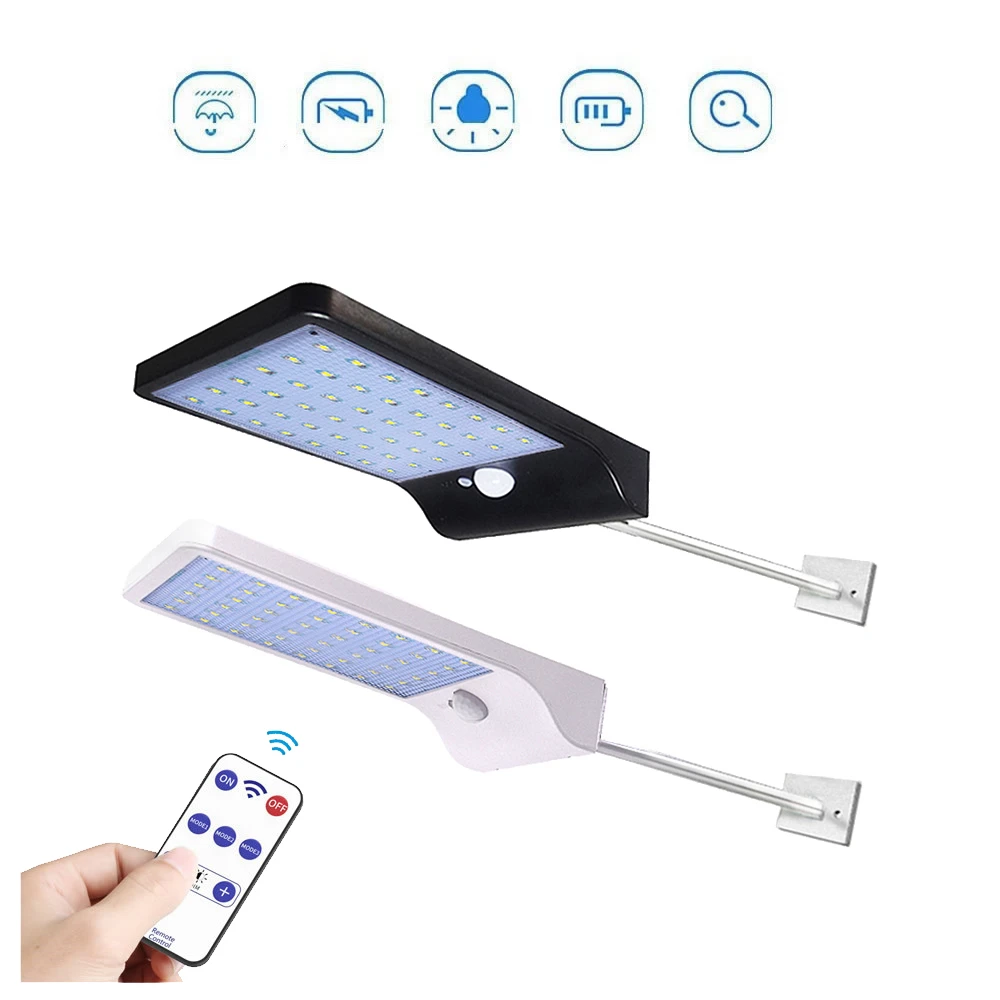 Светодиодный светильник на солнечной батарее с дистанционным управлением 48