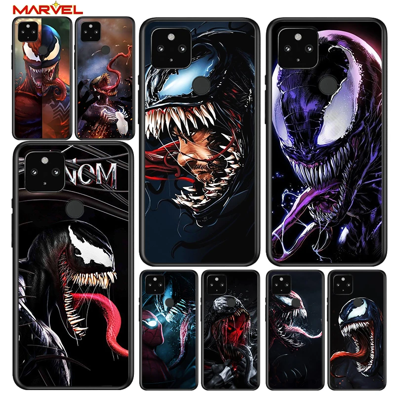 Ударопрочный чехол Venom с изображением героев Marvel для Google Pixel 5 5A 4 4A XL - купить по