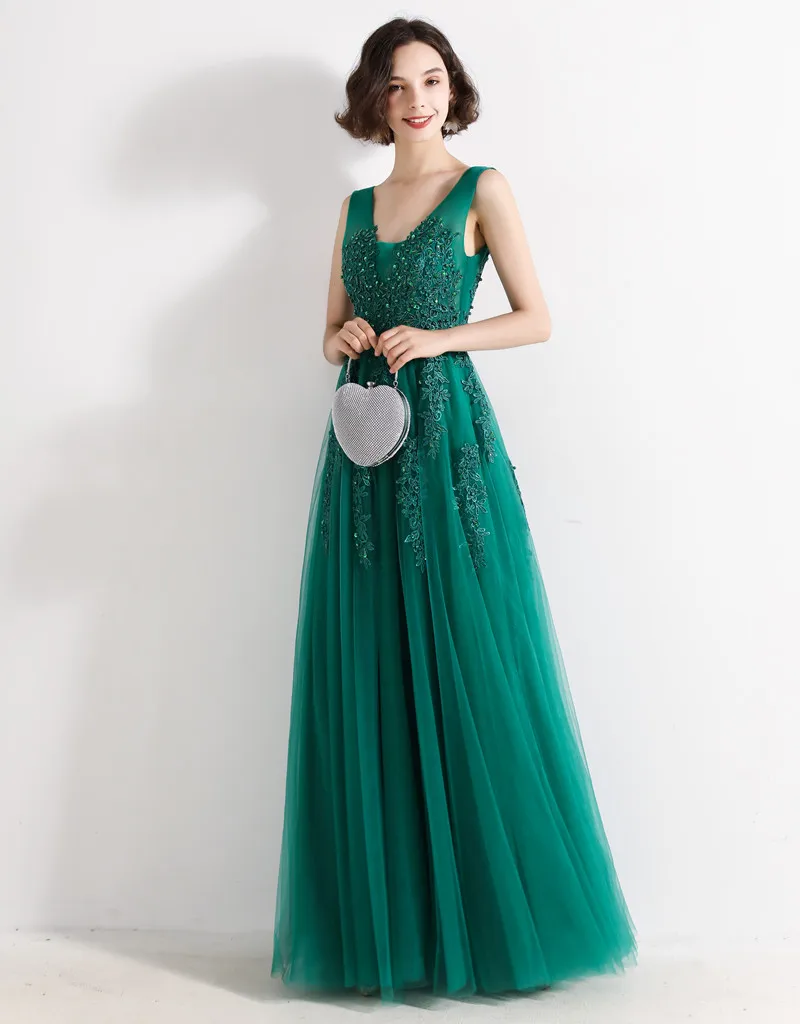 Vestidos De Gala 2020 стильное ТРАПЕЦИЕВИДНОЕ ПЛАТЬЕ цвета шампанского для выпускного