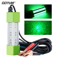 goture underwater fishing light portable led submersible waterproof lure bait lamp with 5m cord for boat fishing 12v 45w 70w