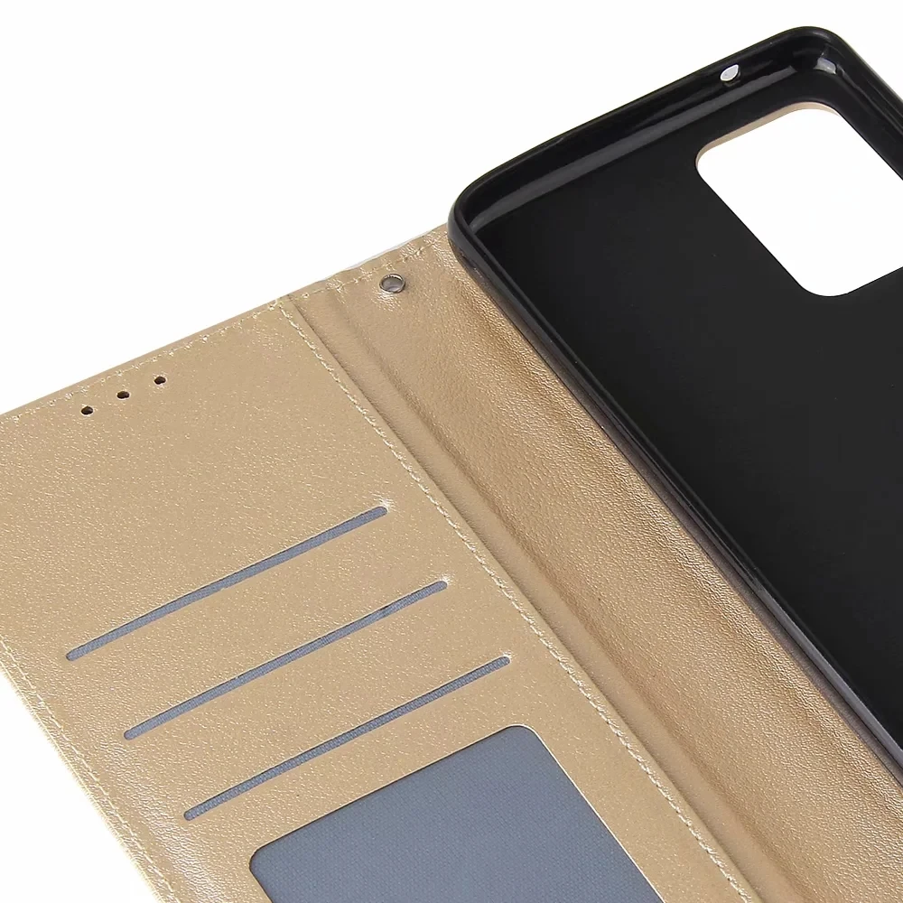 

Solid Leather Flip Case For Samsung Galaxy S21 FE S21 Ultra S21 Plus A02S A12 A32 A42 A52 A72 Photo Frame Cards Slots Cover