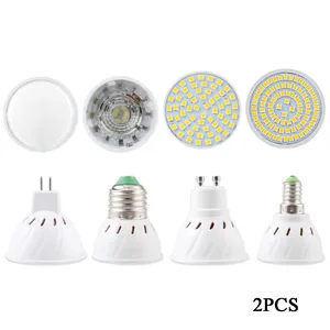 Светодиодная лампа MR16 GU10, светильник E27 E14, точечная лампа 2835 SMD, лампочка GU5.3, 220 В, 110 В, 12 В, 3 Вт, COB лампа 9 Вт, 12 Вт, 15 Вт для домашнего декора