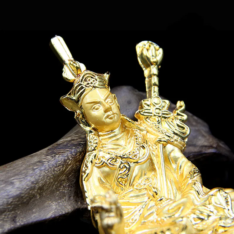 8 см позолоченная тантрическая буддийская Металлическая статуэтка Бодхисаттва