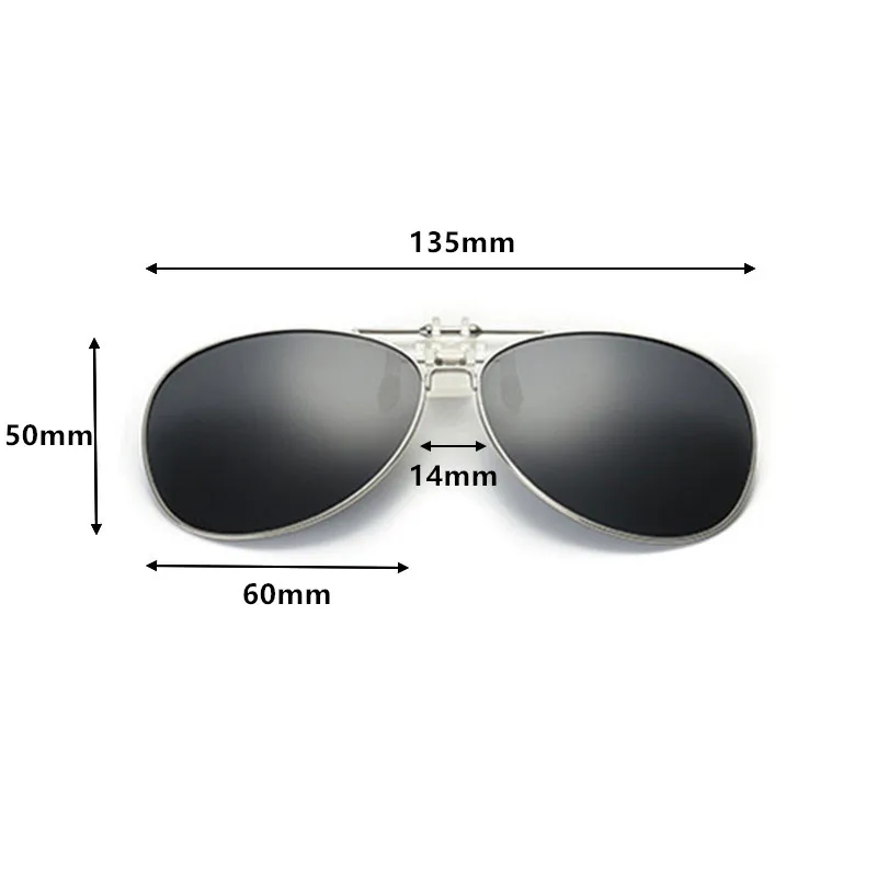 Очки для вождения съемные линзы ночного видения Металлические поляризованные на