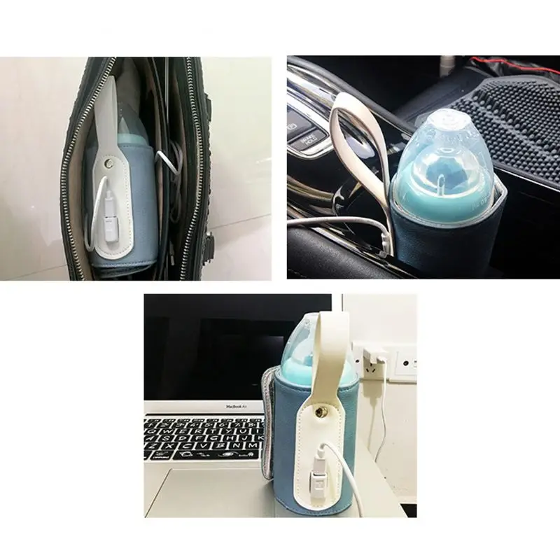 Портативная термо сумка с зарядкой через USB для подогрева молочных бутылок