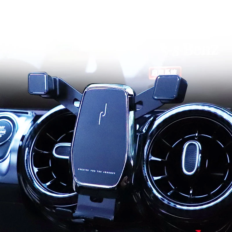 Гравитационный автомобильный Штатив для телефона с креплением на створки