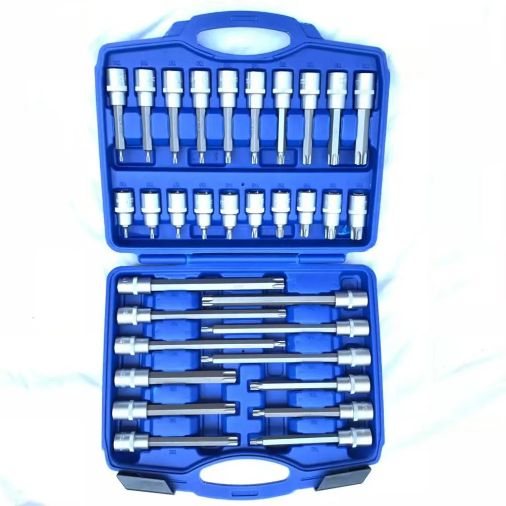 

Socket Set Multi-tooth Nuts Hex for Hex Screws 1/2\" Car Repair Accessories TB