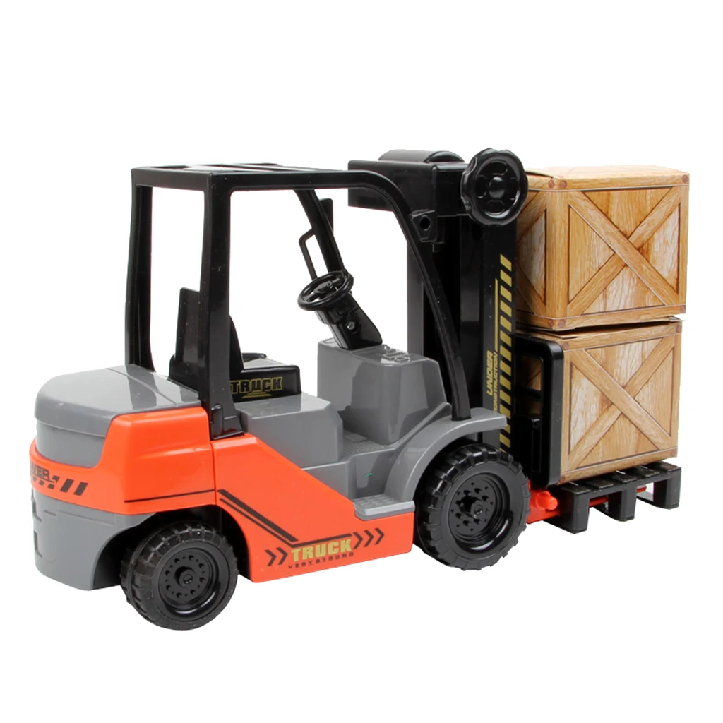 Miniature 1:22 Plastic Fork Lift Truck Engineering Vehicle Toy Gift | Игрушки и хобби