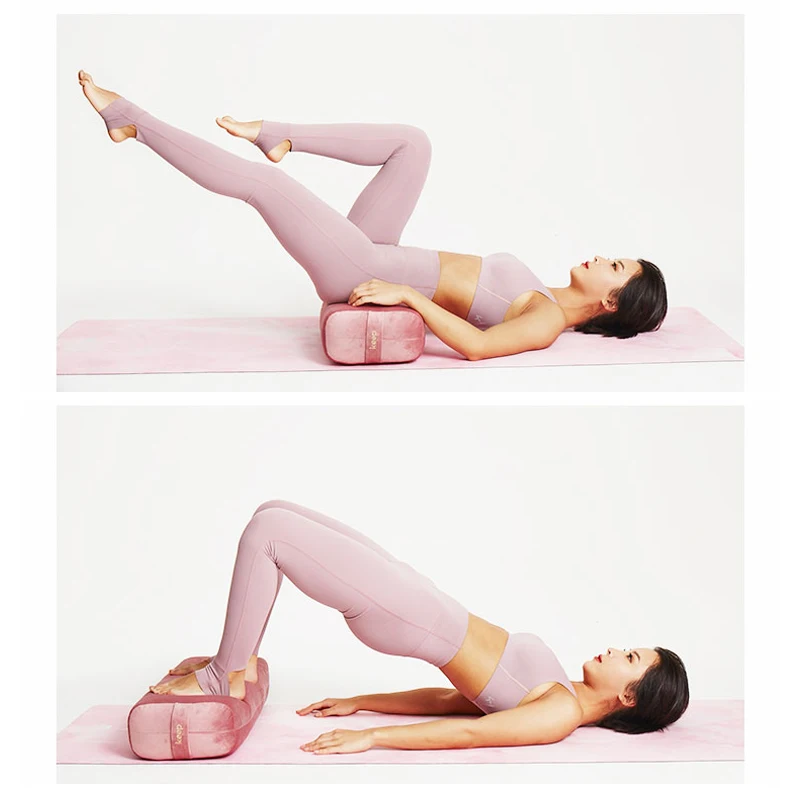 Замшевые подвески для йоги квадратная подушка из ТПЭ с поролоновой подкладкой