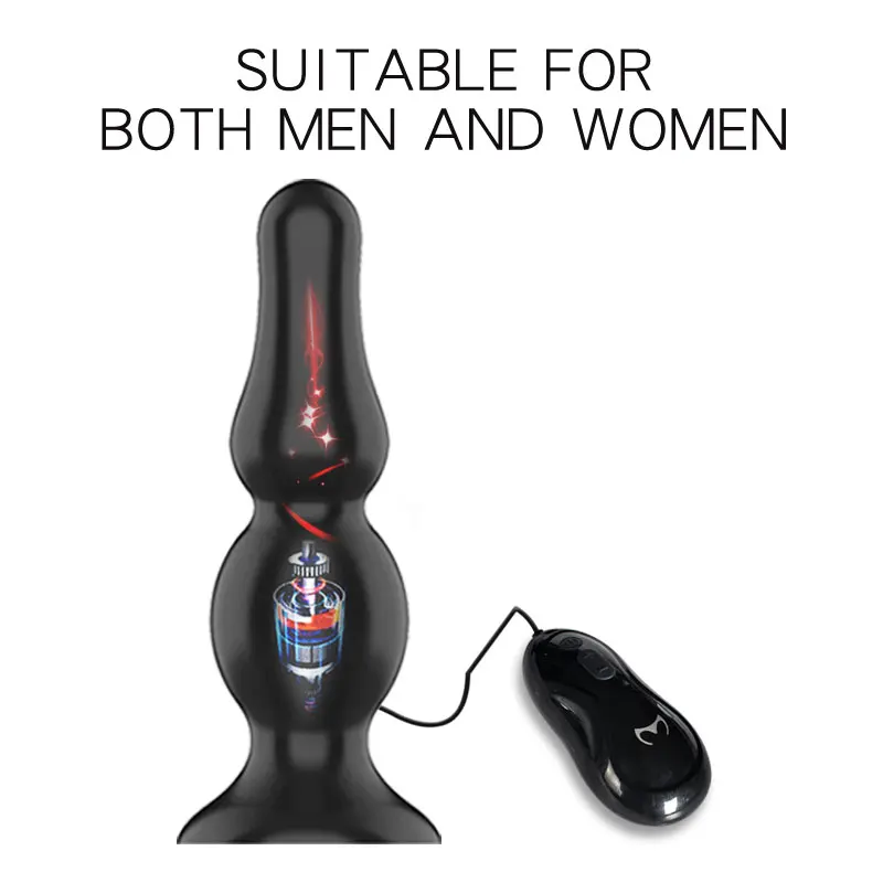 Vibrating Butt Plug Prostate Massager Vibrator Anal Toys For Woman Plugs And Tunnels Sex Gay Men | Красота и здоровье