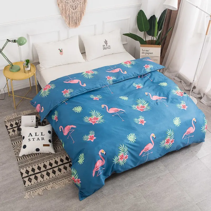 Пододеяльник Yaapeet в простом стиле с молнией хлопковый пододеяльник мягкое одеяло