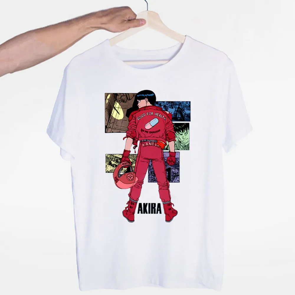 Аниме Акира Synthwave футболка для женщин Harajuku футболки Tetsuo Kaneda принт короткий рукав