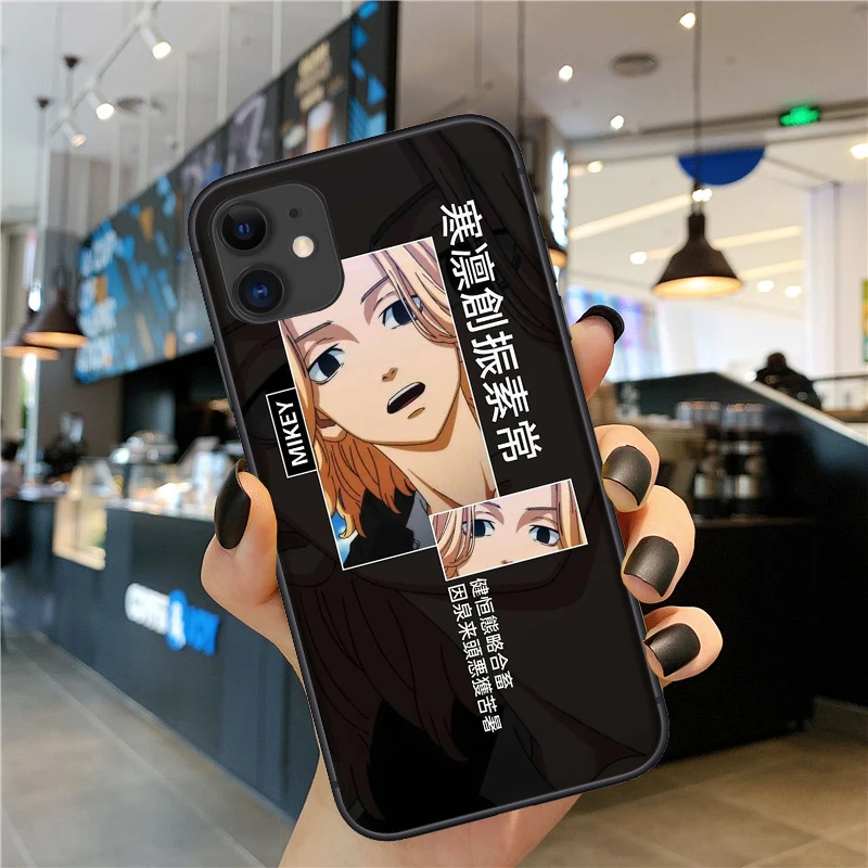 Japanese anime Tokyo Revengers Phone Case For iPhone 11 12 13 Pro Max XR X XS MAX 7 8 Plus SE 2020 Soft silicone Cover Fundas