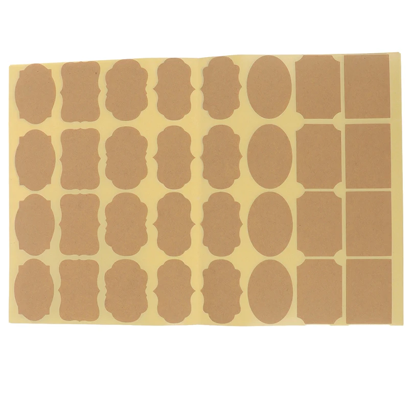 3 листа/набор эфирных масел пустая крафт-бумага флакон духов роликовые этикетки