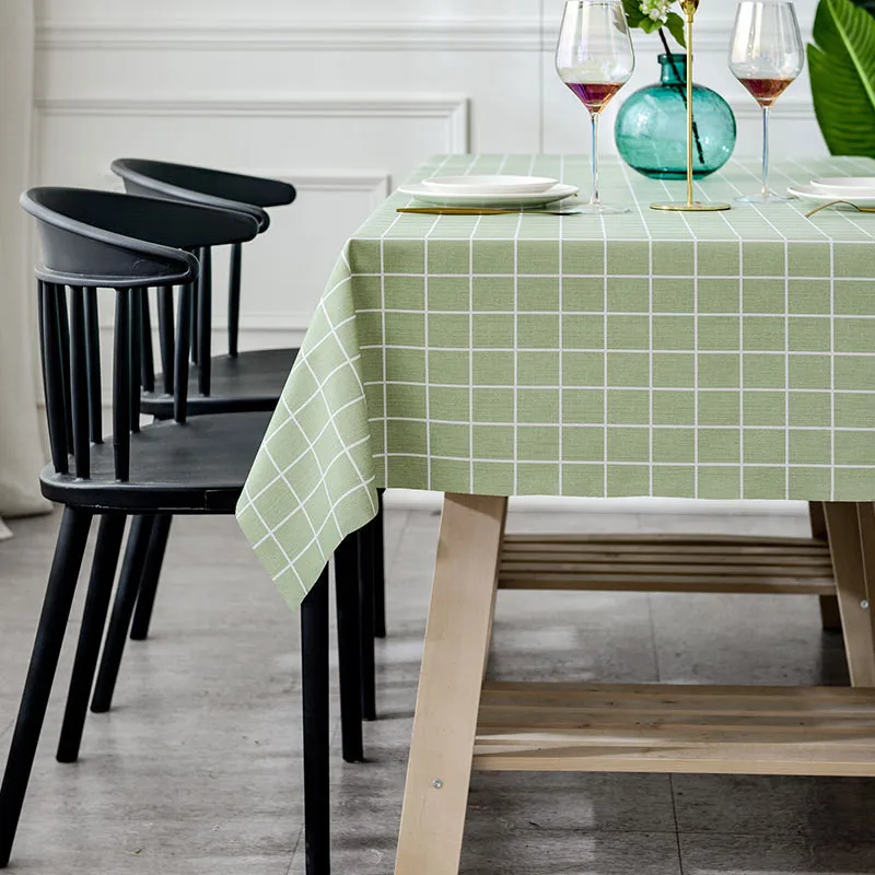 Скатерть из ПВХ с принтом прямоугольная Водонепроницаемая скатерть розового