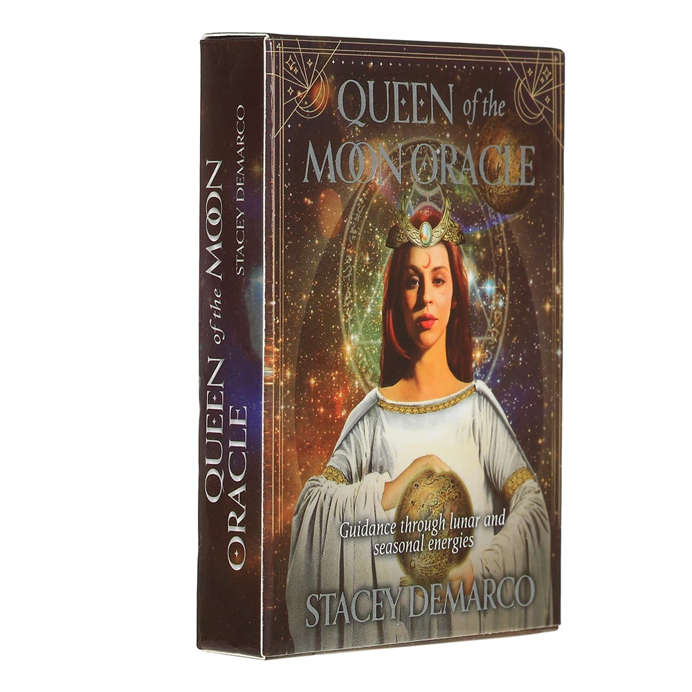 44 шт Oracle Queen of the Moon oracle карты Таро l доски палубы игры Palying для Вечерние