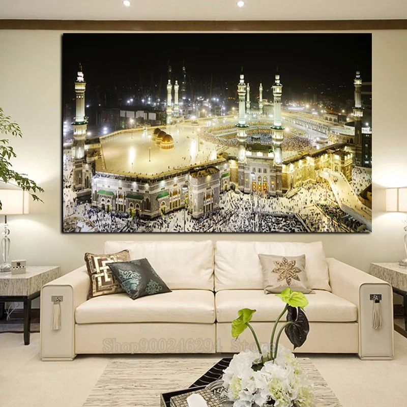 Diy алмазная живопись исламский ландшафт искусственная архитектура