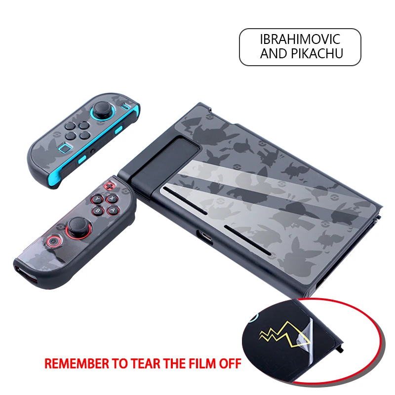 Прозрачный защитный чехол жесткий с красочным рисунком в твердом переплете