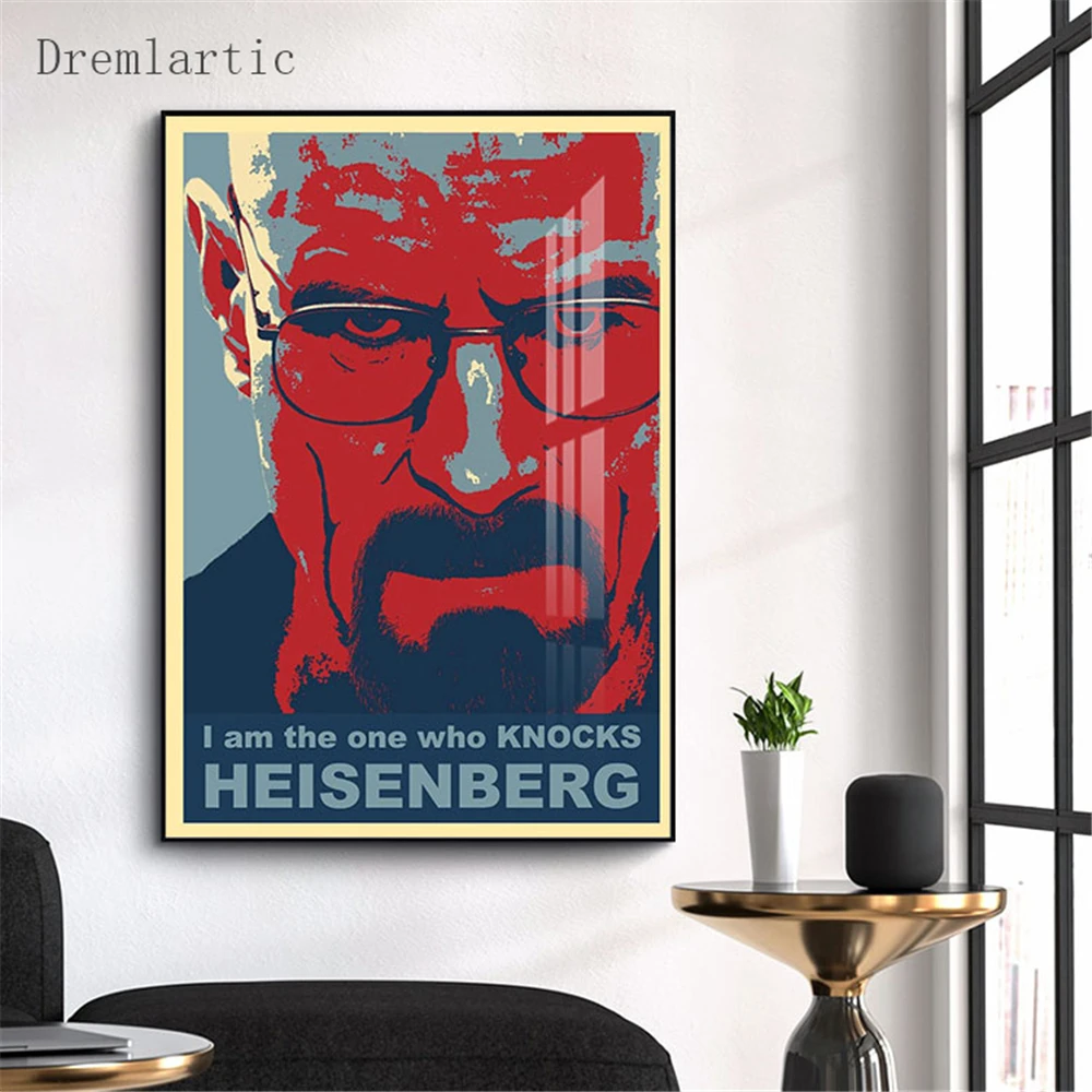 

Am One Knocks Breaking Bad#t Home Decoration Custom Canvas Painting Wall Silk Poster Cloth#KC-39