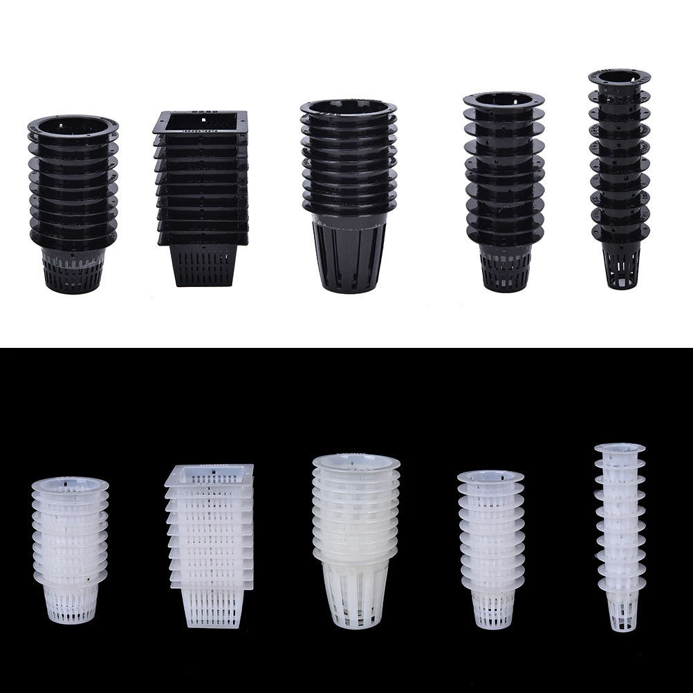 10 шт сверхмощный сетчатый горшок чистая чашка корзина гидропонная аэрофонная