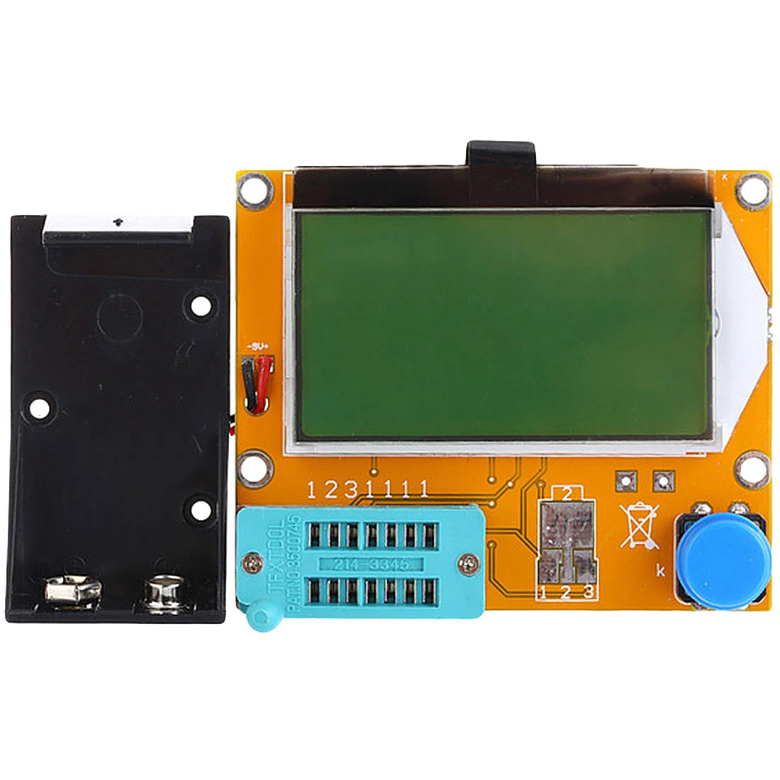 

Mega328 V2.68 ESR-T4 Digital LCR Diode Triode Capacitance MOS/PNP/NPN LCR 12864 LCD Screen Tester ESR Meter Transistor Tester