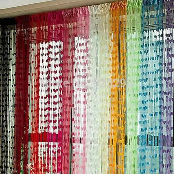 Лидер продаж дверные занавески s Милая веревка с сердечками и узором занавеска