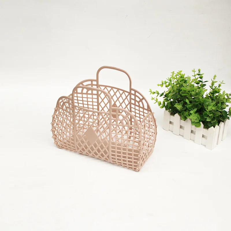 Новинка летняя вместительная пляжная сумка желе для отпуска женские кошельки и