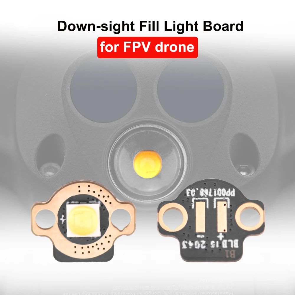 

100% Оригинальные запасные части для FPV комбинированного дрона, обслуживания, нижний вид, заполнясветильник свет, плата адаптера, запасные ак...