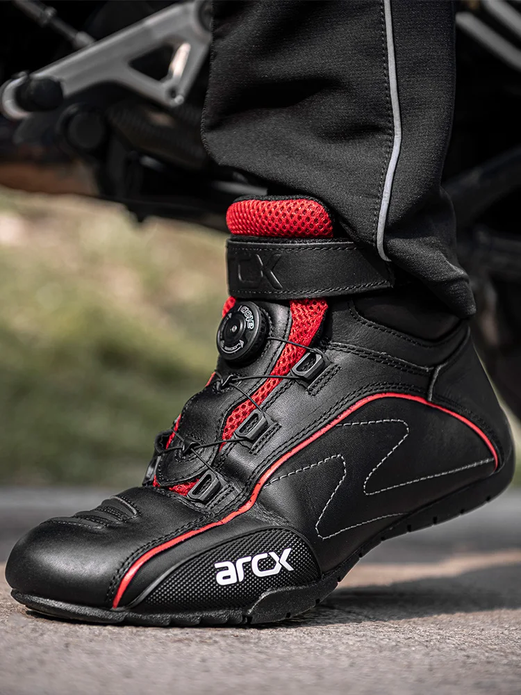 Мужские мотоциклетные ботинки ARCX обувь для верховой езды летняя из воловьей кожи