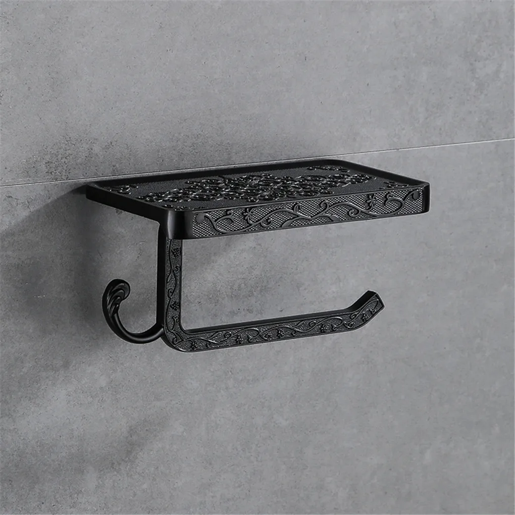 Винтажный держатель для туалетной бумаги настенный Tssue полка хранения в ванной