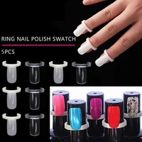 50pcs100pcs nail display ring nail color card clear natural nail art false nail palette nail gel polish nail swatches